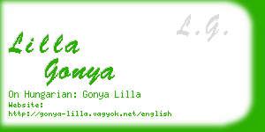 lilla gonya business card